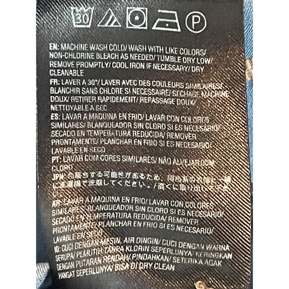 Volcom Men’s Sz Medium Woven Stackstone Classic Fit Blue Short Sleeve Button Up - Picture 10 of 10